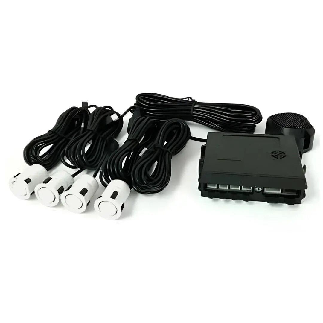 Mongoose Mpr-Sw | White Rear Parking Sensors 1