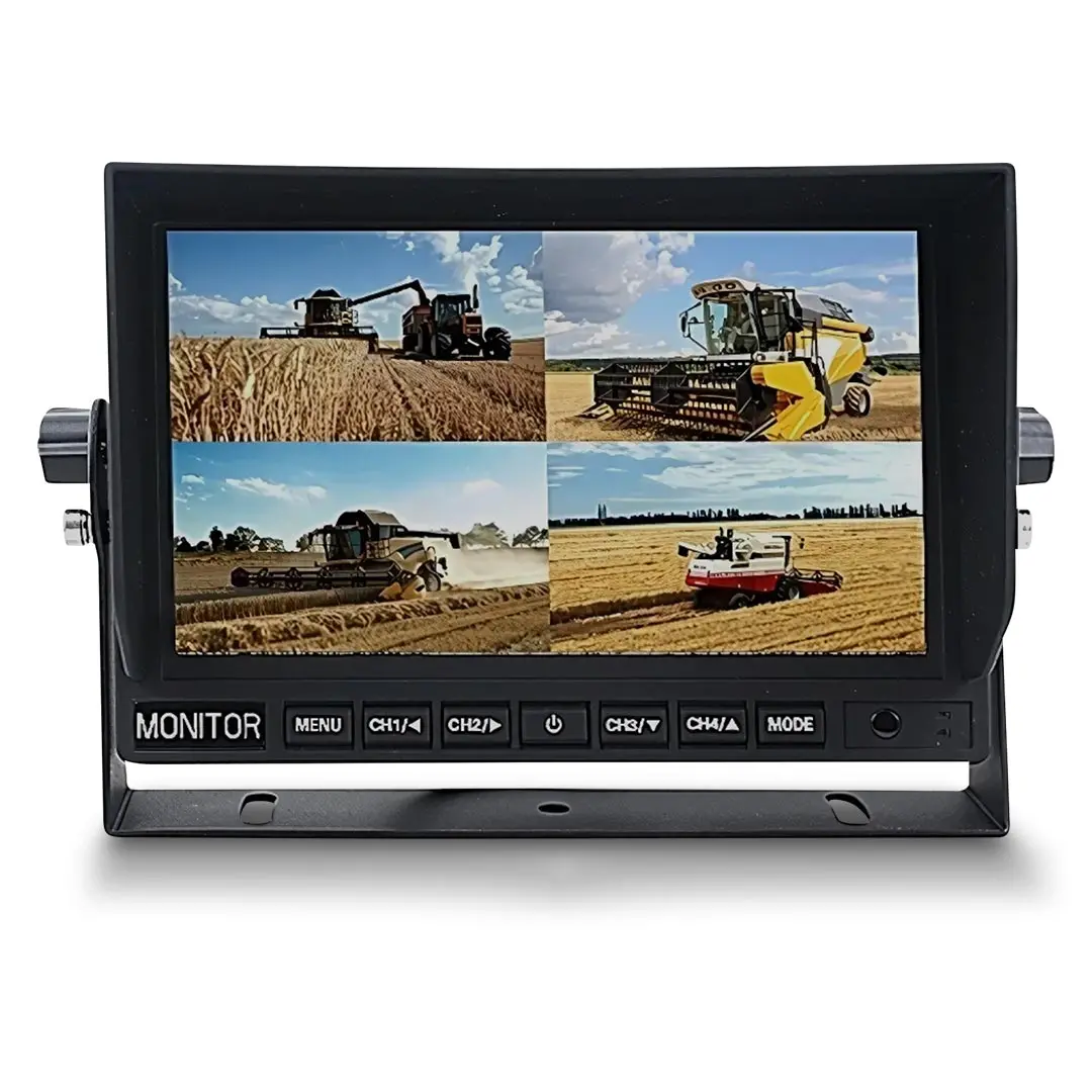 Mongoose Mq74a 7" Ahd 1080P Quad Monitor With 4 Camera Input 1