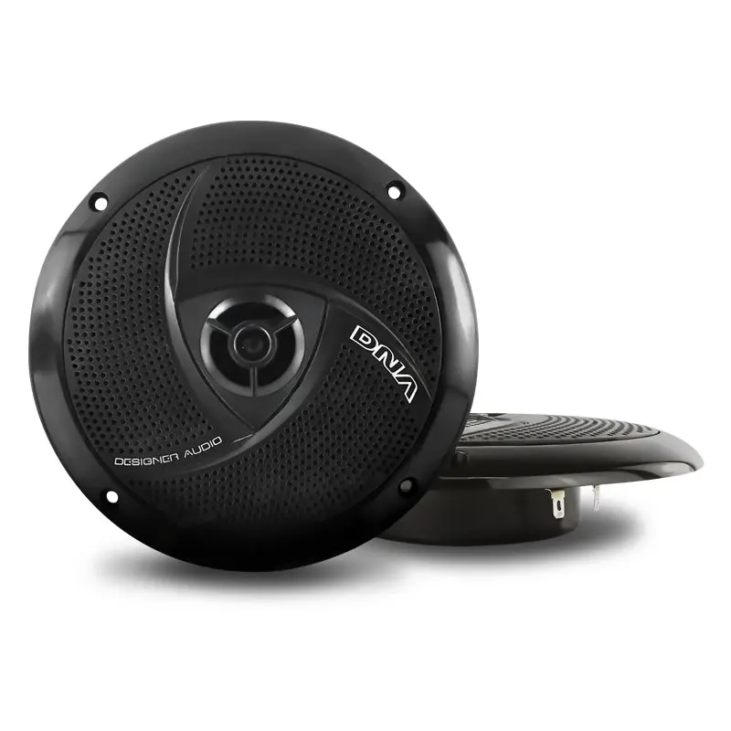 Dna Ms650b 6.5 Inch Slimline Marine Speakers In Black - 1 Pair 1