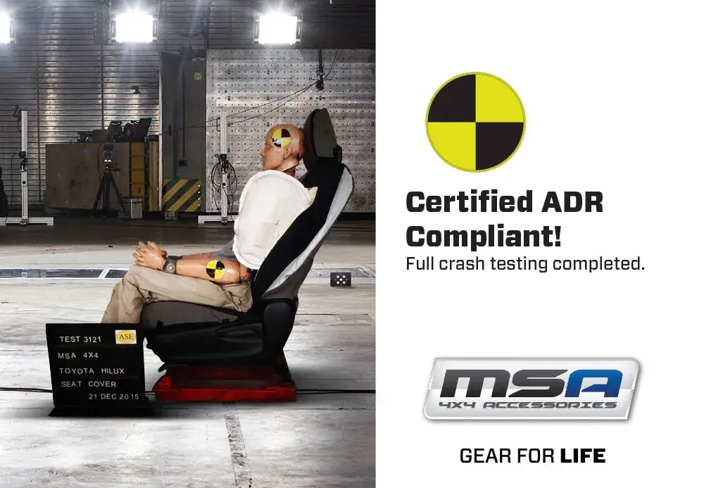 Msa 4X4 Frt513 Ford Everest Second Row 60/40 Split Seat Set 2
