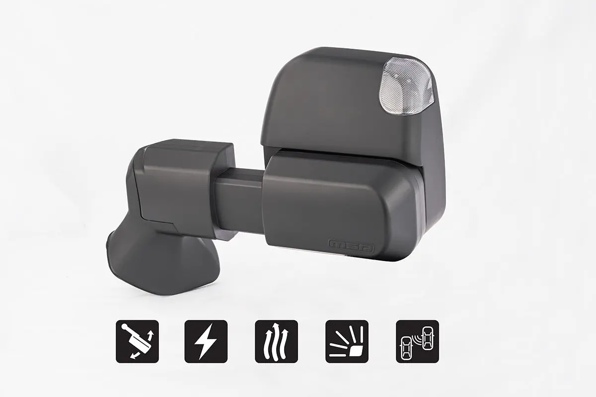 Msa 4X4 Tm2252 Landcruiser 300 Series Msa Power Fold™ Towing Mirrors (07/2021-Current) Gxl Model Only - Black 2