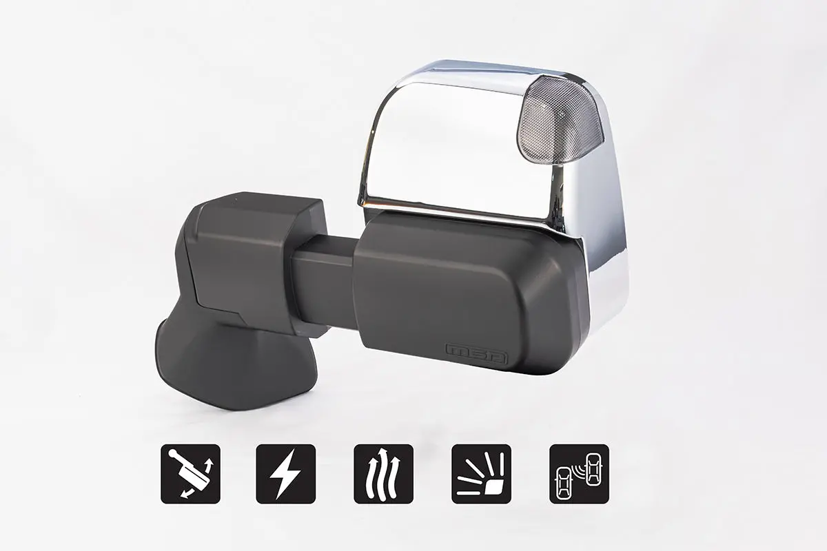 Msa 4X4 Tm2253 Landcruiser 300 Series Msa Power Fold™ Towing Mirrors (07/2021-Current) Gxl Model Only - Chrome 2