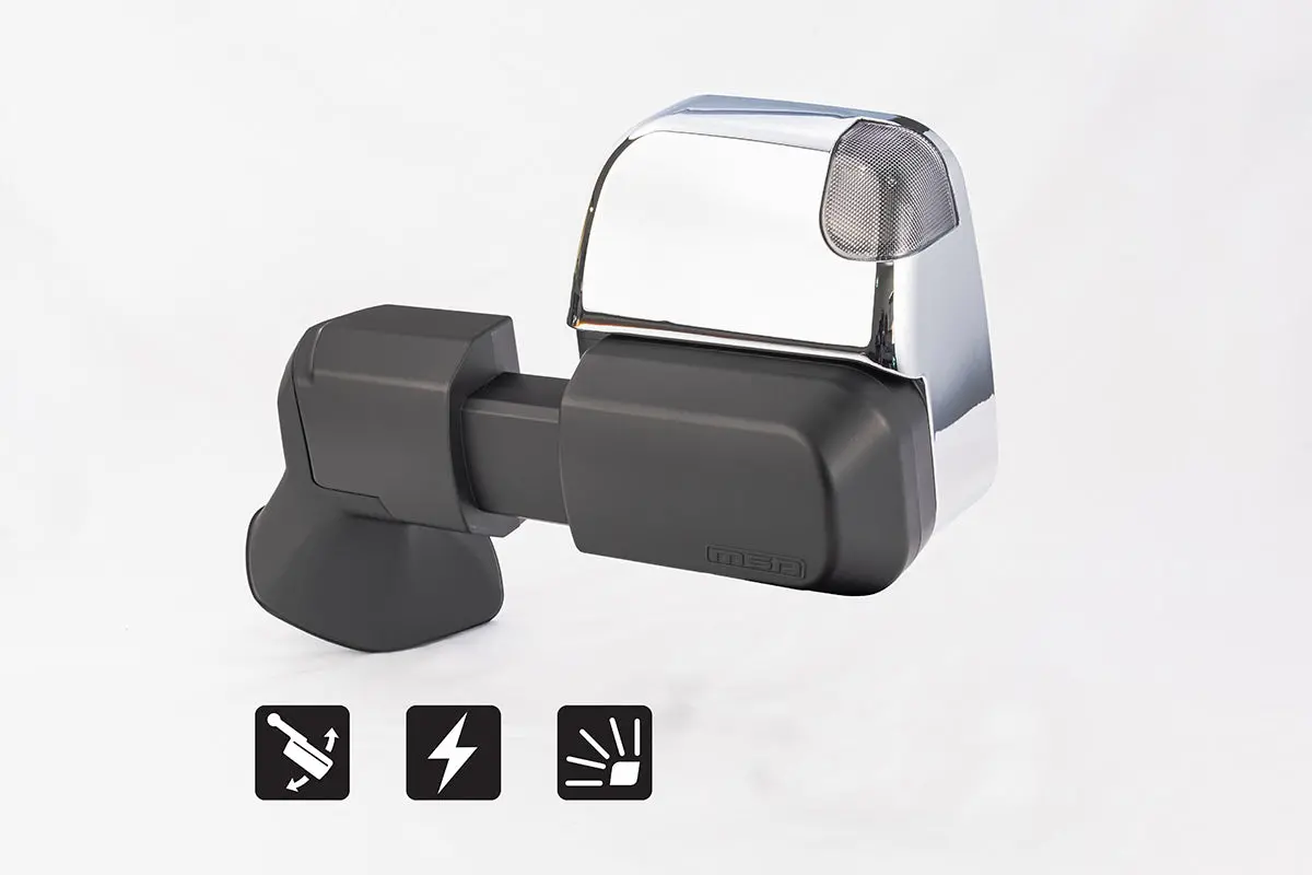 Msa 4X4 Tm2251 Landcruiser 300 Series Msa Power Fold™ Towing Mirrors (07/2021-Current) Gx Model Only - Chrome 2