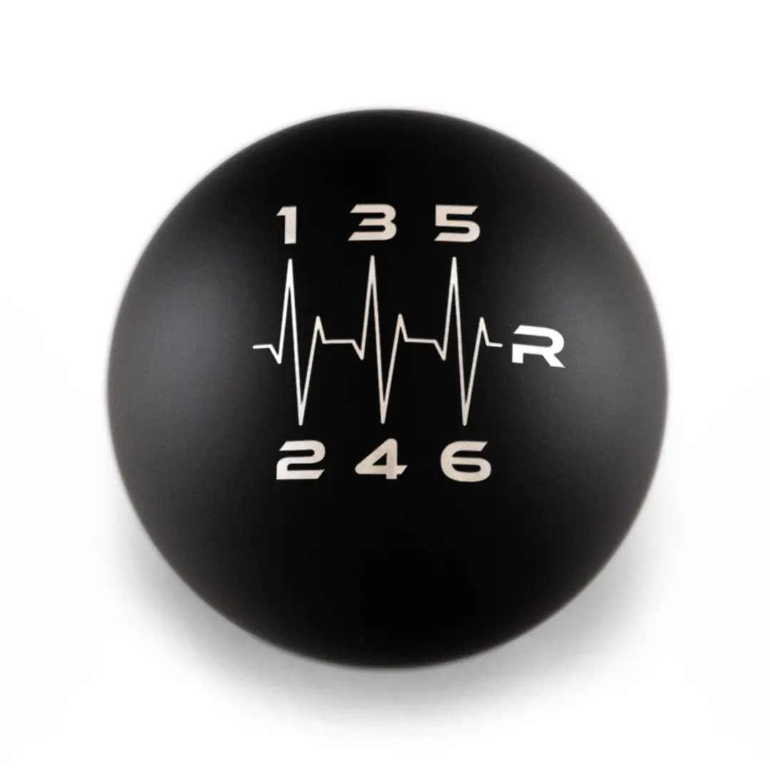 Billetworkz Weighted Shift Knob - 6-Speed Heartbeat Engraving For Dodge Challenger (2015-2023) 15