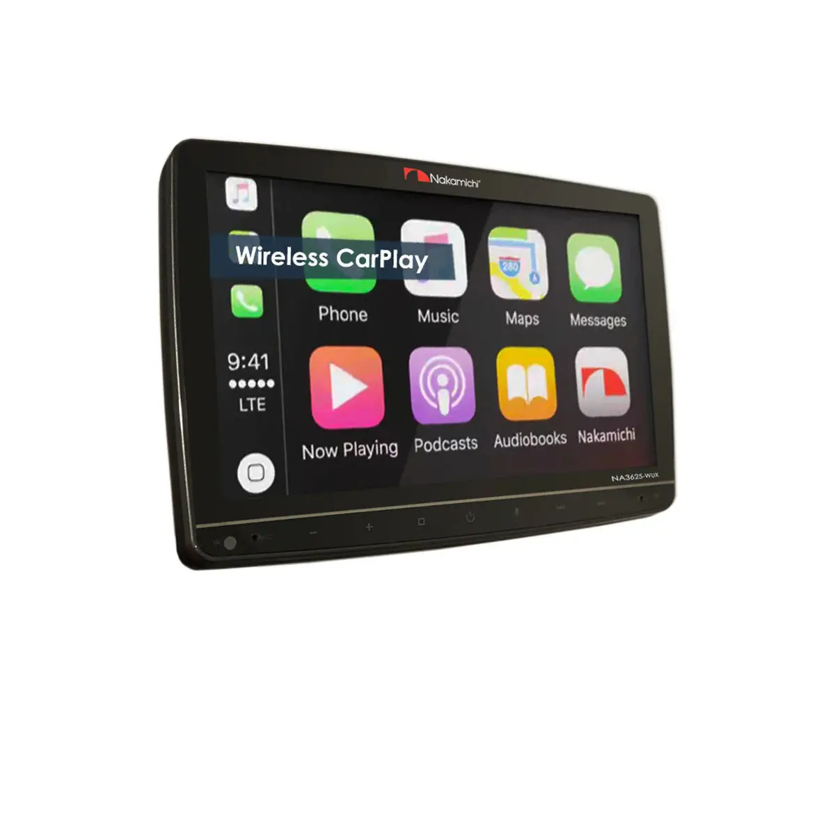 Nakamichi Na3625-Wux 10.1" Flip-Out Carplay Android Auto Single Din Receiver 1