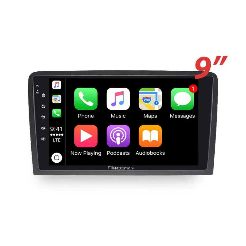 Nakamichi Na9audia320032012 Android Na9 Wireless Apple Carplay Android Auto Sat Nav Compatible With Audi A3 2003-2012 1