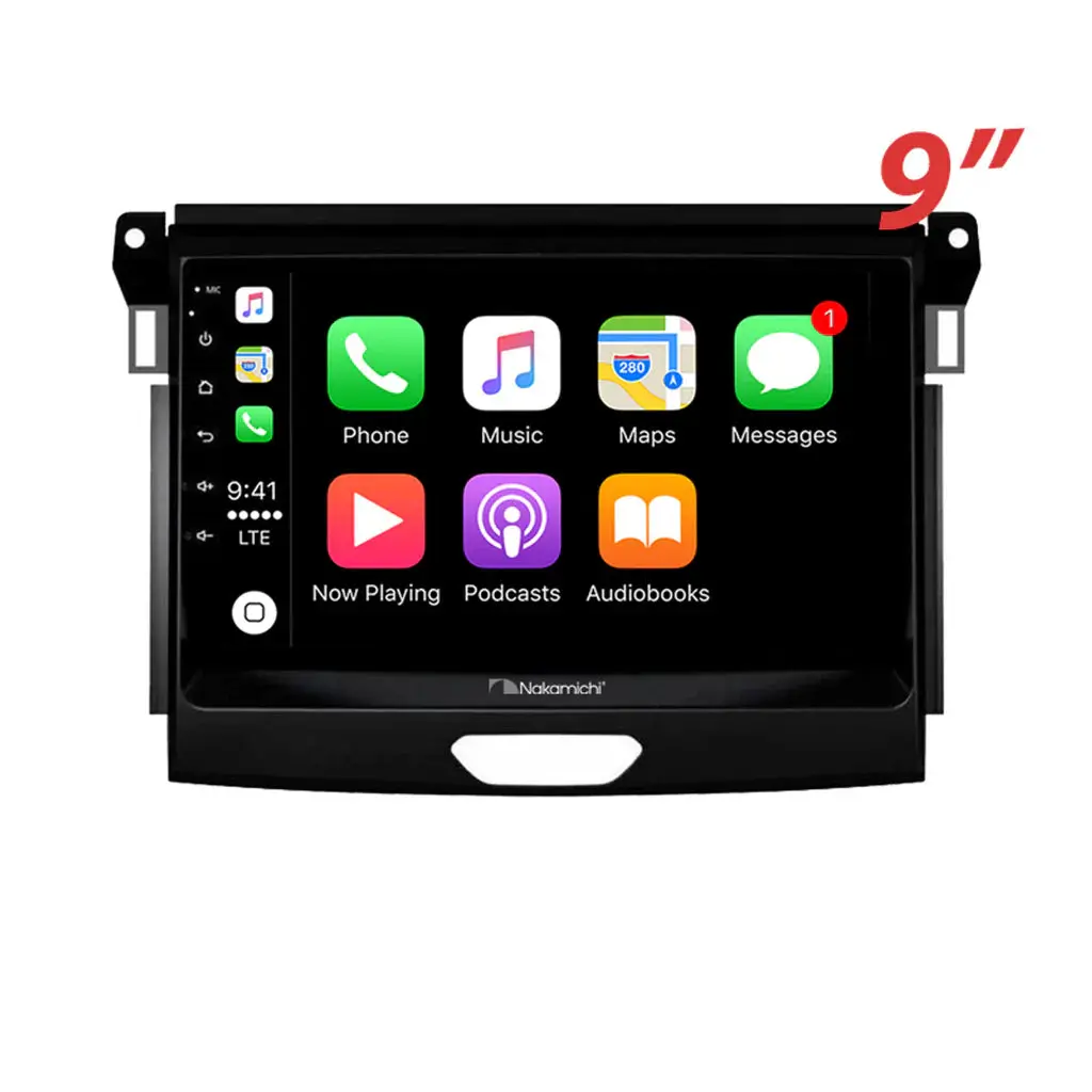 Nakamichi Na9fordranger2015on Android Na9 Wireless Apple Carplay Android Auto Sat Nav Compatible With Ford Ranger 2015+ 1