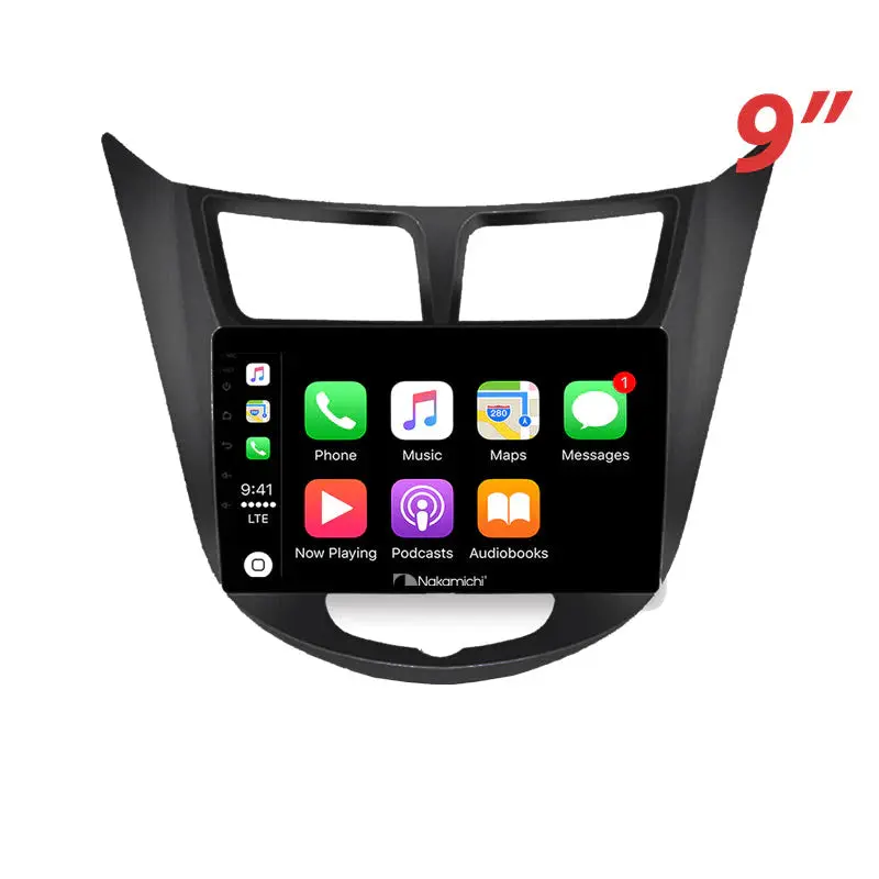 Nakamichi Na9hyundaiaccent20112020 Android Na9 Wireless Apple Carplay Android Auto Sat Nav Compatible With Hyundai Accent 2011-2020 1