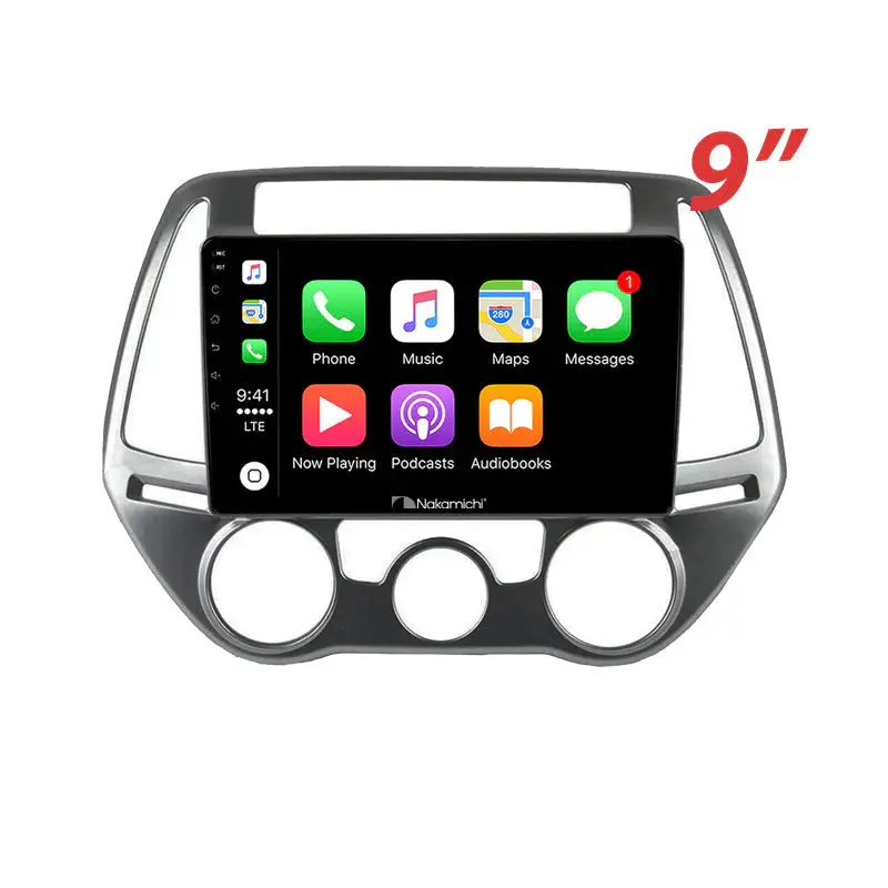 Nakamichi Na9hyundaii2020122015 Android Wireless Apple Carplay Android Auto Sat Nav Solution Compatible With Hyundai I20 2012-2015 1