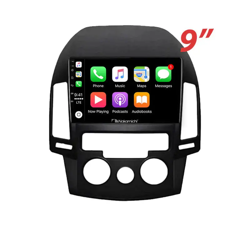 Nakamichi Na9hyundaii3020072012manual Android Wireless Apple Carplay Android Auto Sat Nav Solution Compatible With Hyundai I30 2007-2012 Manual A/C 1