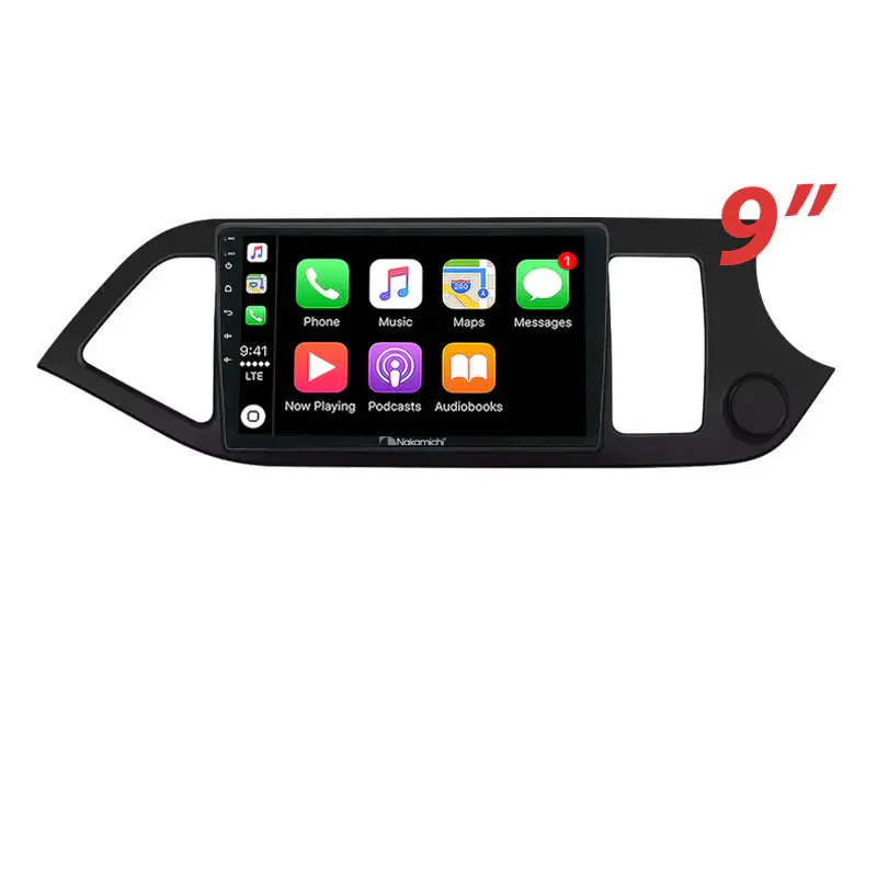 Nakamichi Android Na9kiapicanto20112017 Wireless Apple Carplay Android Auto Sat Nav Solution Compatible With Kia Picanto 2011-2017 1