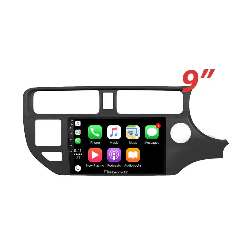 Nakamichi Na9kiario20122014 Android Wireless Apple Carplay Android Auto Sat Nav Solution Compatible With Kia Rio 2012-2014 1