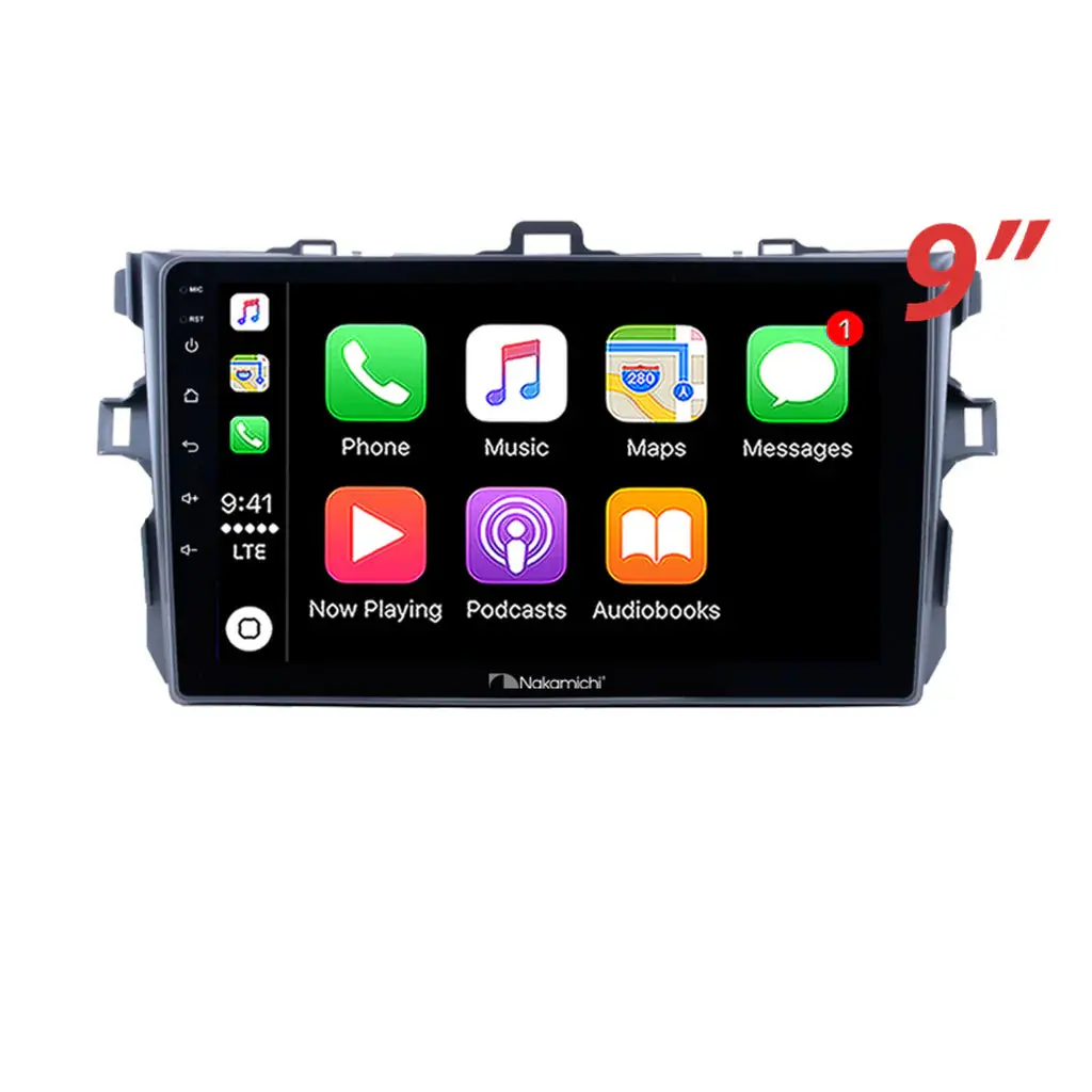 Nakamichi Na9toyotacorolla20072011l Android Na9 Wireless Apple Carplay Android Auto Sat Nav Compatible With Toyota Corolla 2007-2011 Large 1