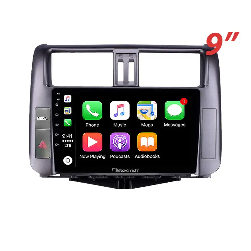 Nakamichi Na9toyotaprado20092013kakadu Android Na9 Wireless Apple Carplay Android Auto Sat Nav Compatible With Toyota Prado 2009-2013 W Factory Navigation Kakadu 1
