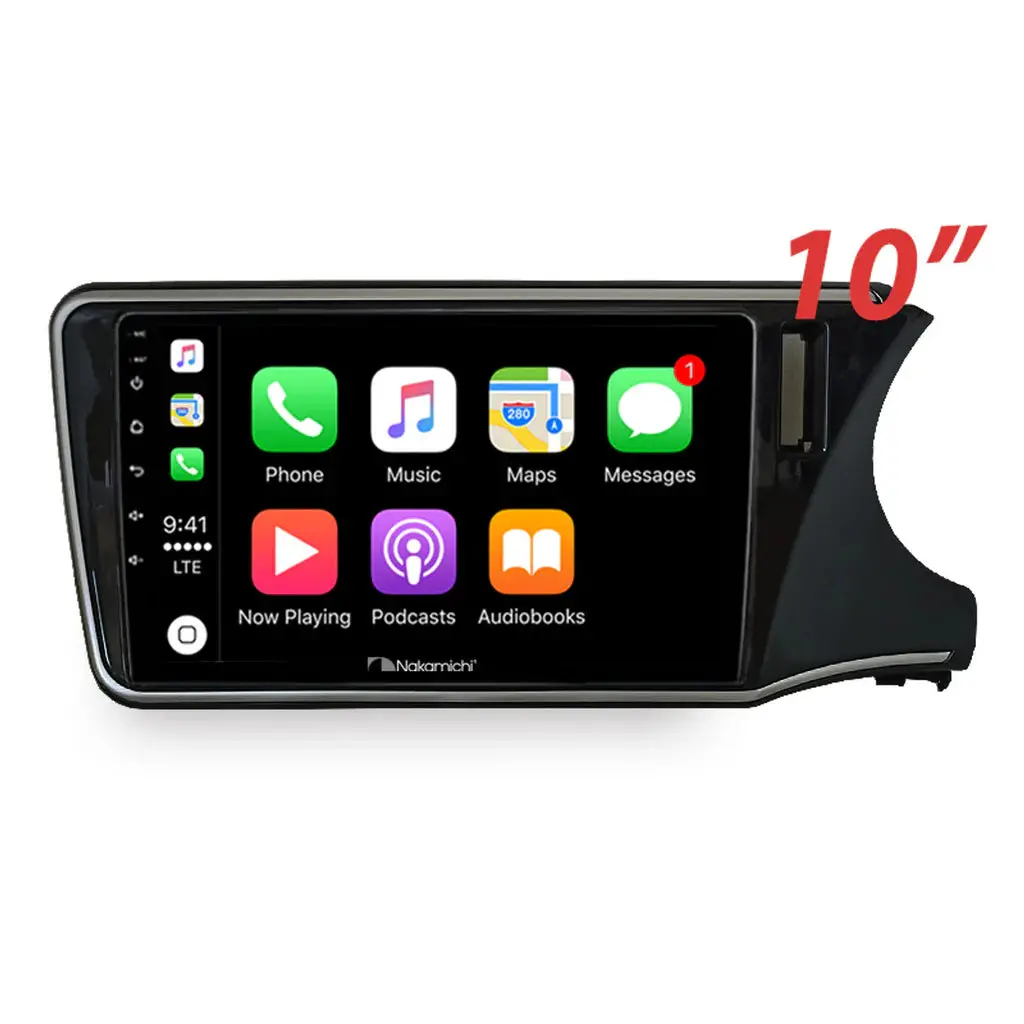 Nakamichi Naxhondacity2014on Android Nax Wireless Apple Carplay Android Auto Sat Nav Compatible With Honda City 2014+ 1