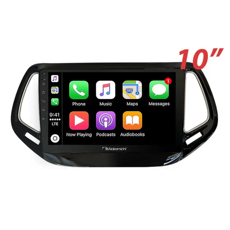 Nakamichi Naxjeepcompass2017on Android Nax Wireless Apple Carplay Android Auto Sat Nav Compatible With Jeep Compass 2017+ 1