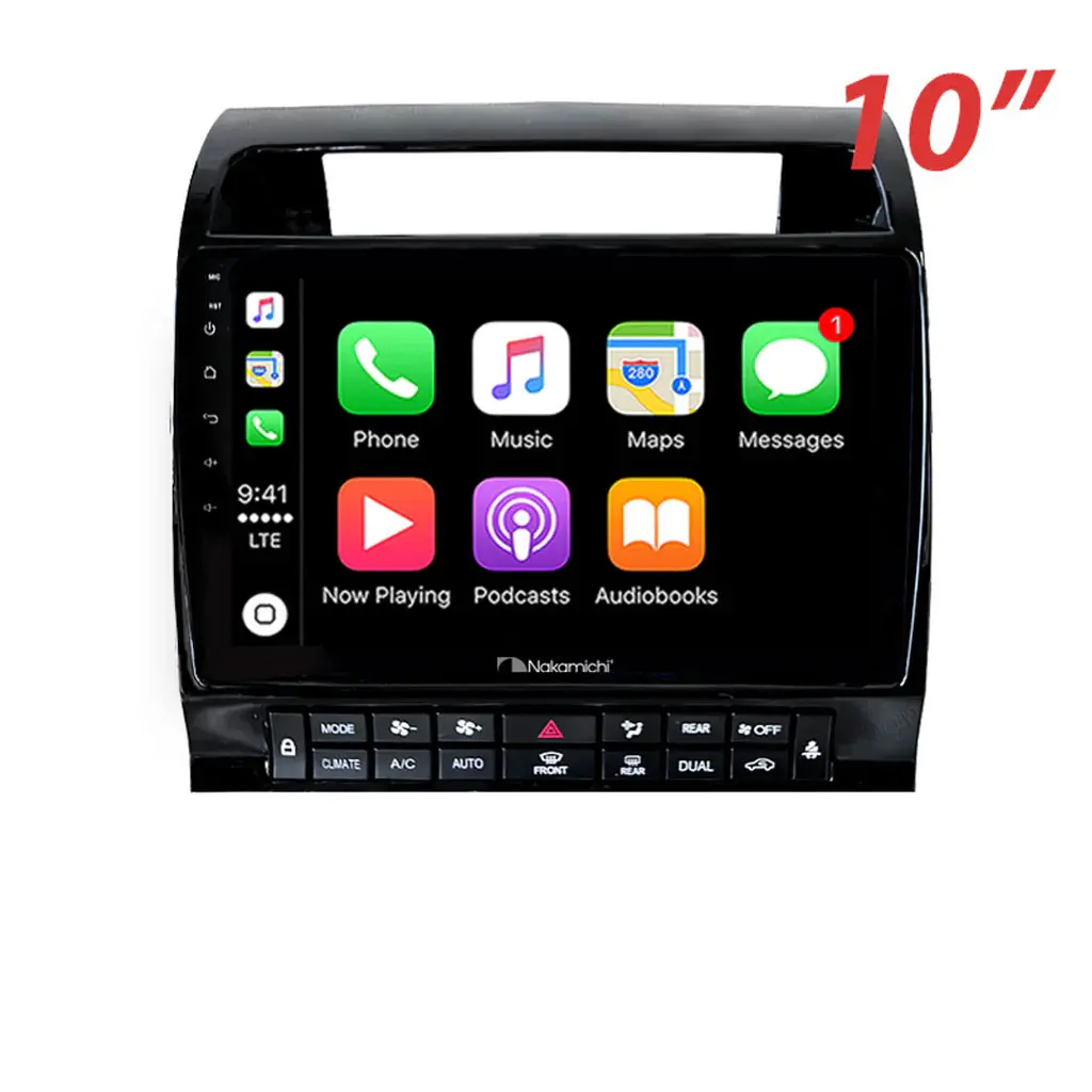 Nakamichi Naxtoyotalandcruiser20072015sahara Android Nax Wireless Apple Carplay Android Auto Sat Nav Compatible With Toyota Landcruiser 2007-2015 Sahara 1