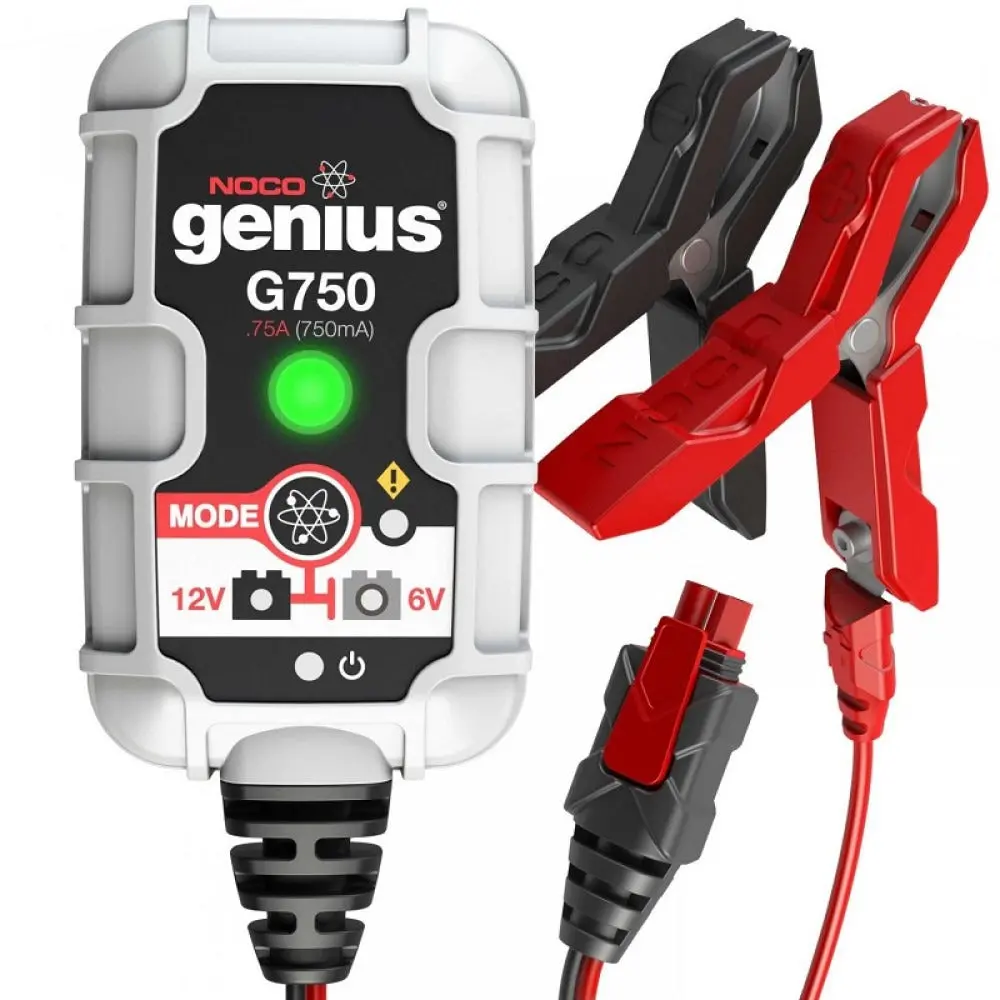 Noco Genius G750au 6V & 12V 0.75A Ultrasafe Smart Battery Charger & Maintainer 1