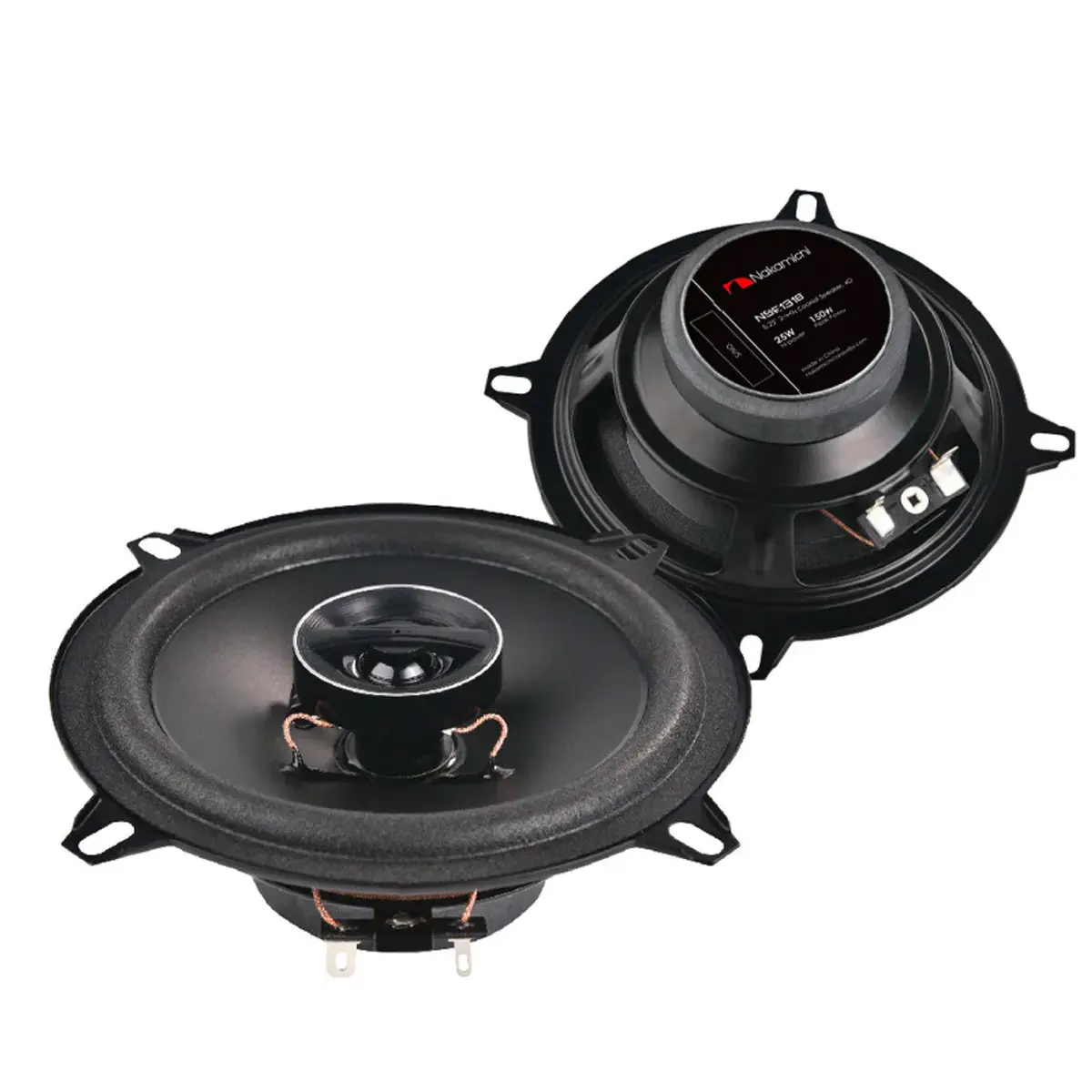 Nakamichi Nse1318 5.25" 2-Way Coaxial Speakers - Ultra-Shallow Mount 1