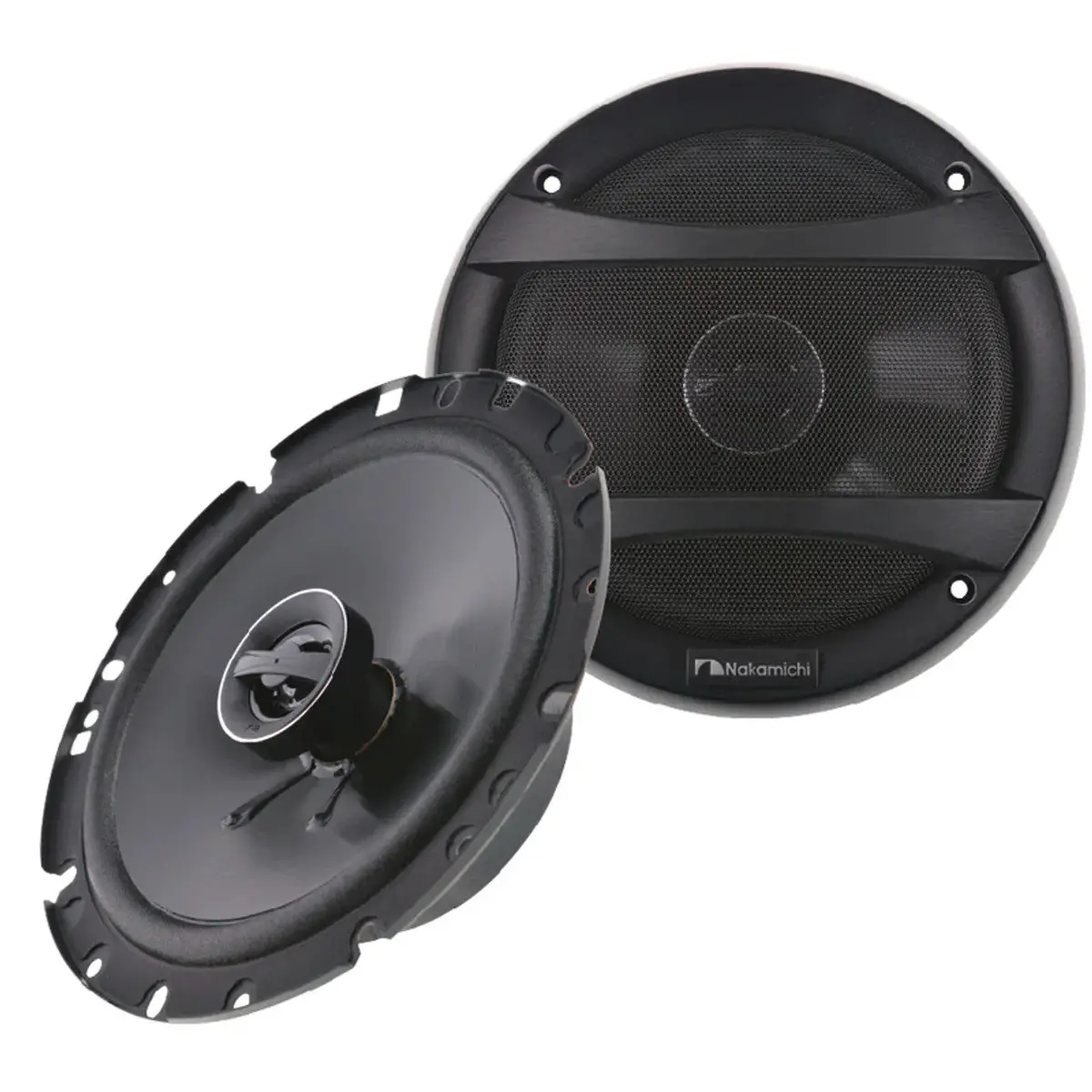 Nakamichi Nse1648 6.5" 2-Way Coaxial Speakers - Universal Shallow Mount 1