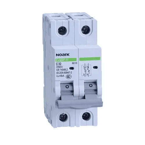 Noark Nrk-N84453 Mcb 32A 360Vdc 2 Pole 1