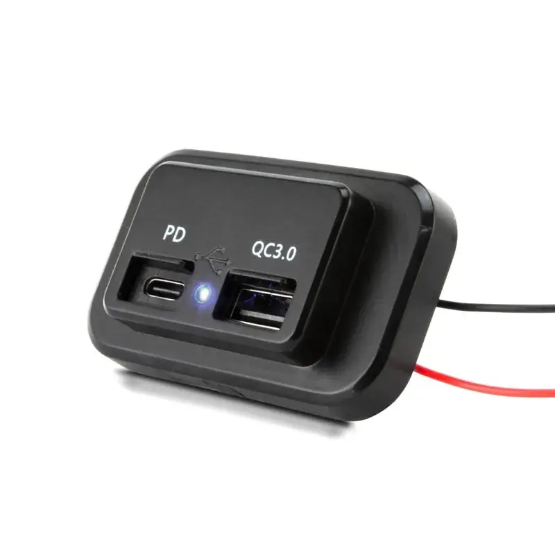 Dna Audio Pa014 Surface Mount Pd Usb-C & Qc3.0 Usb Charger 12/24V - Professional Multi-Vehicle Charging Solution 1