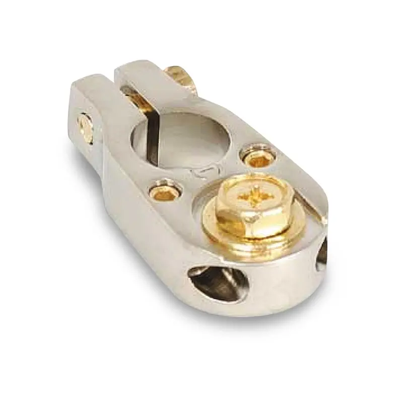 Aerpro Ps13 Battery Terminal Negative Silver/Gold (Gold-Plated Bolt) 1