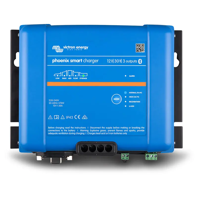 Victron Energy Psc123053095 Phoenix Smart Ip43 Charger 12/30(3) 120-240V 1
