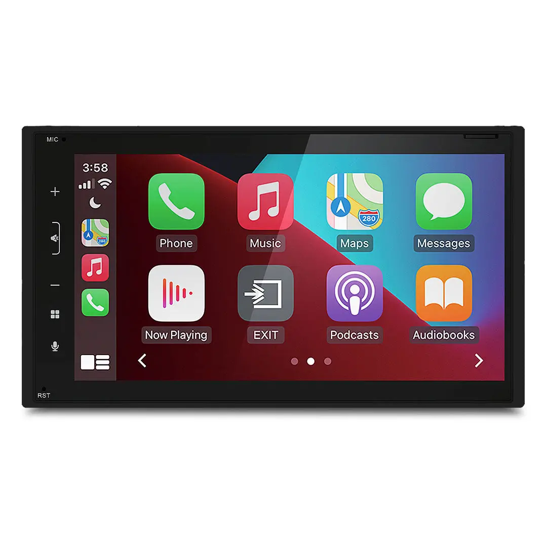 Mongoose Q675wca 6.75" Wireless Carplay Android Auto Touch Screen Head Unit 1