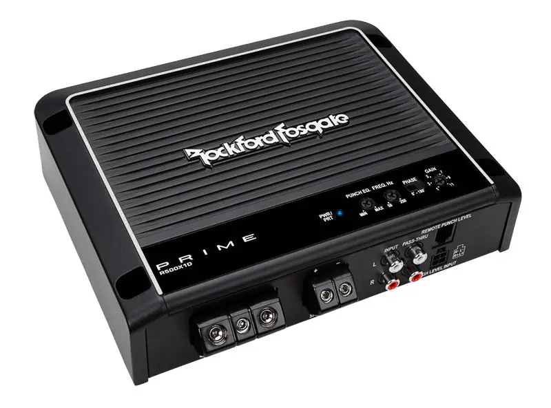 Rockford Fosgate R500x1d Prime 500 Watt Class-D Mono Amplifier 1
