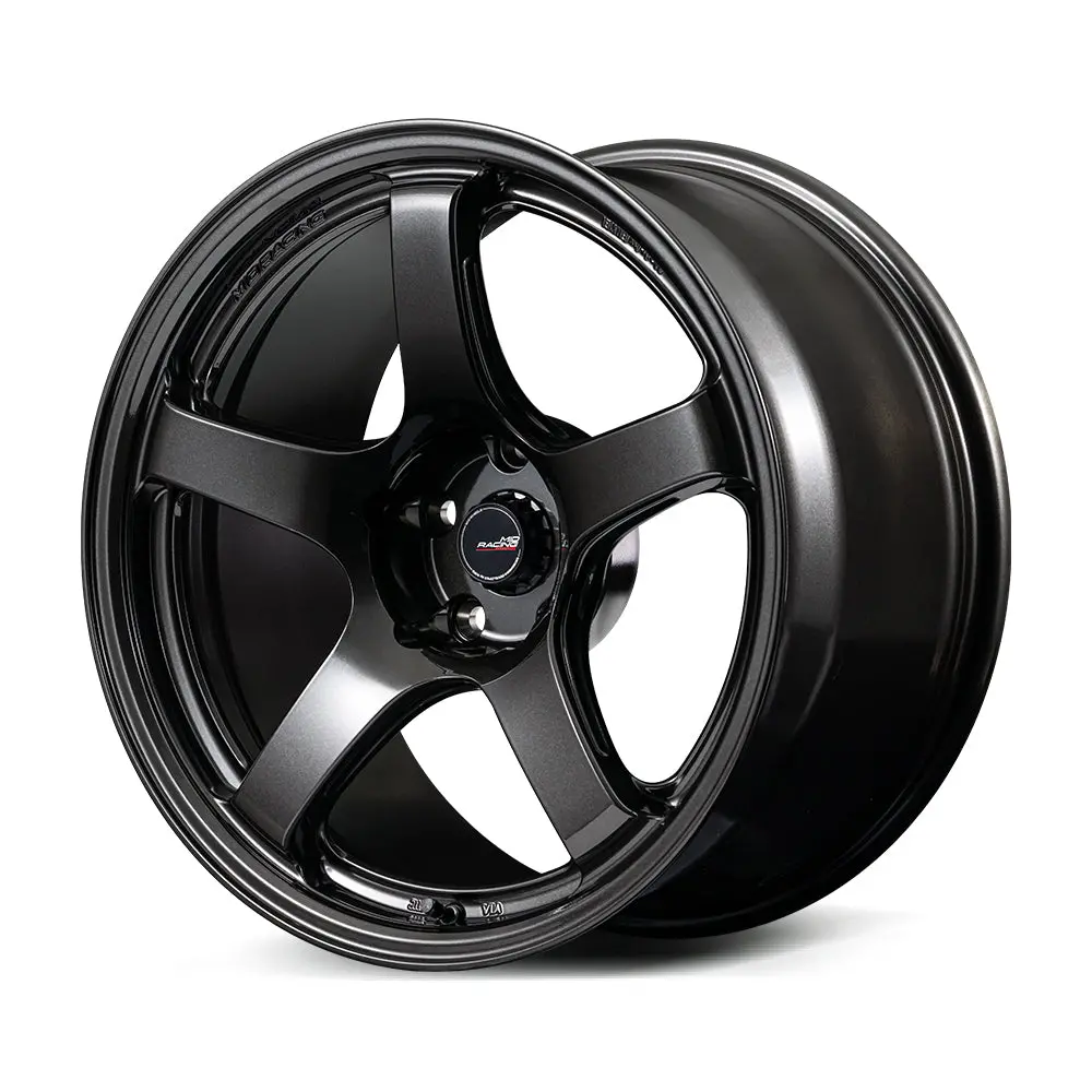 Mid Racing R50 Evo Black Metallic | 18X8.5" +38Mm | 5X114.3Mm (Set Of 4) 2