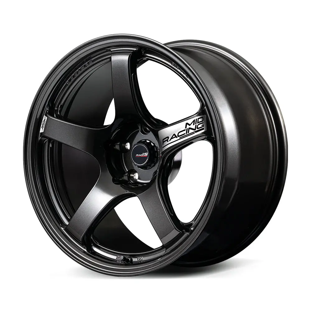 Mid Racing R50 Evo Black Metallic | 18X9.5" +38Mm | 5X114.3Mm (Set Of 4) 1
