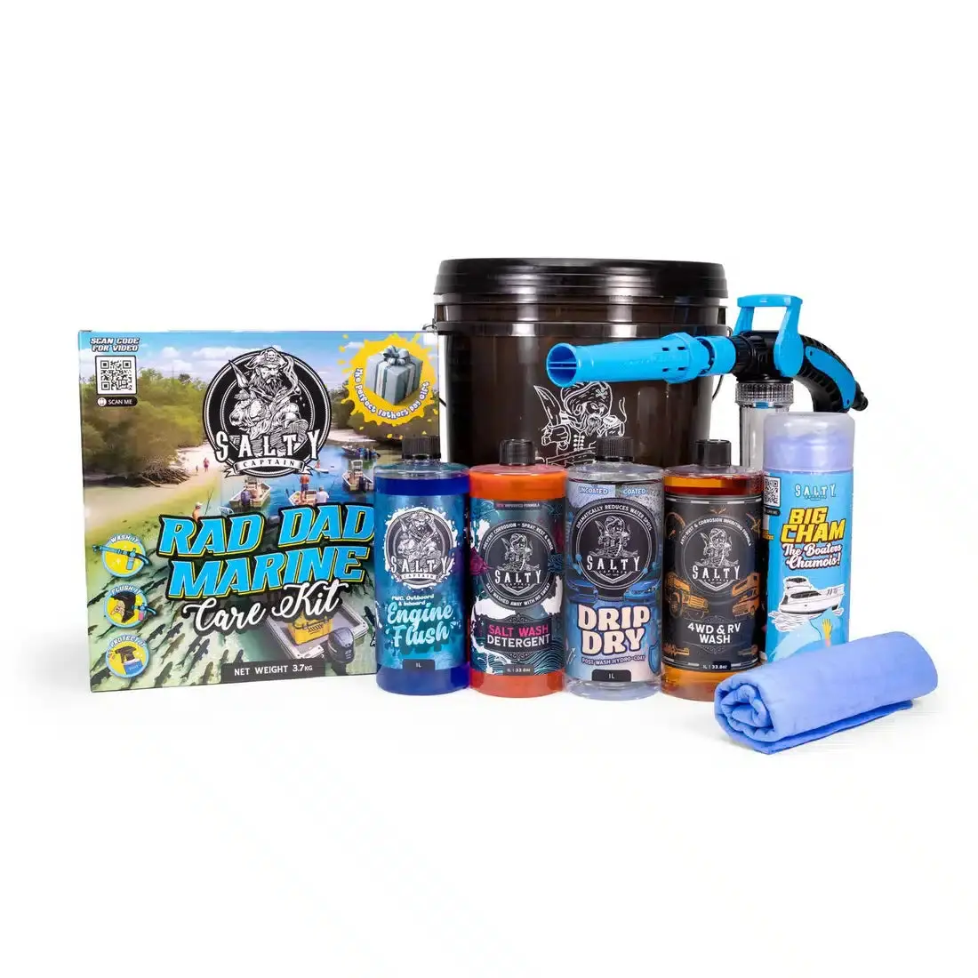 Salty Captain Rad Dad Marine Care Kit 1