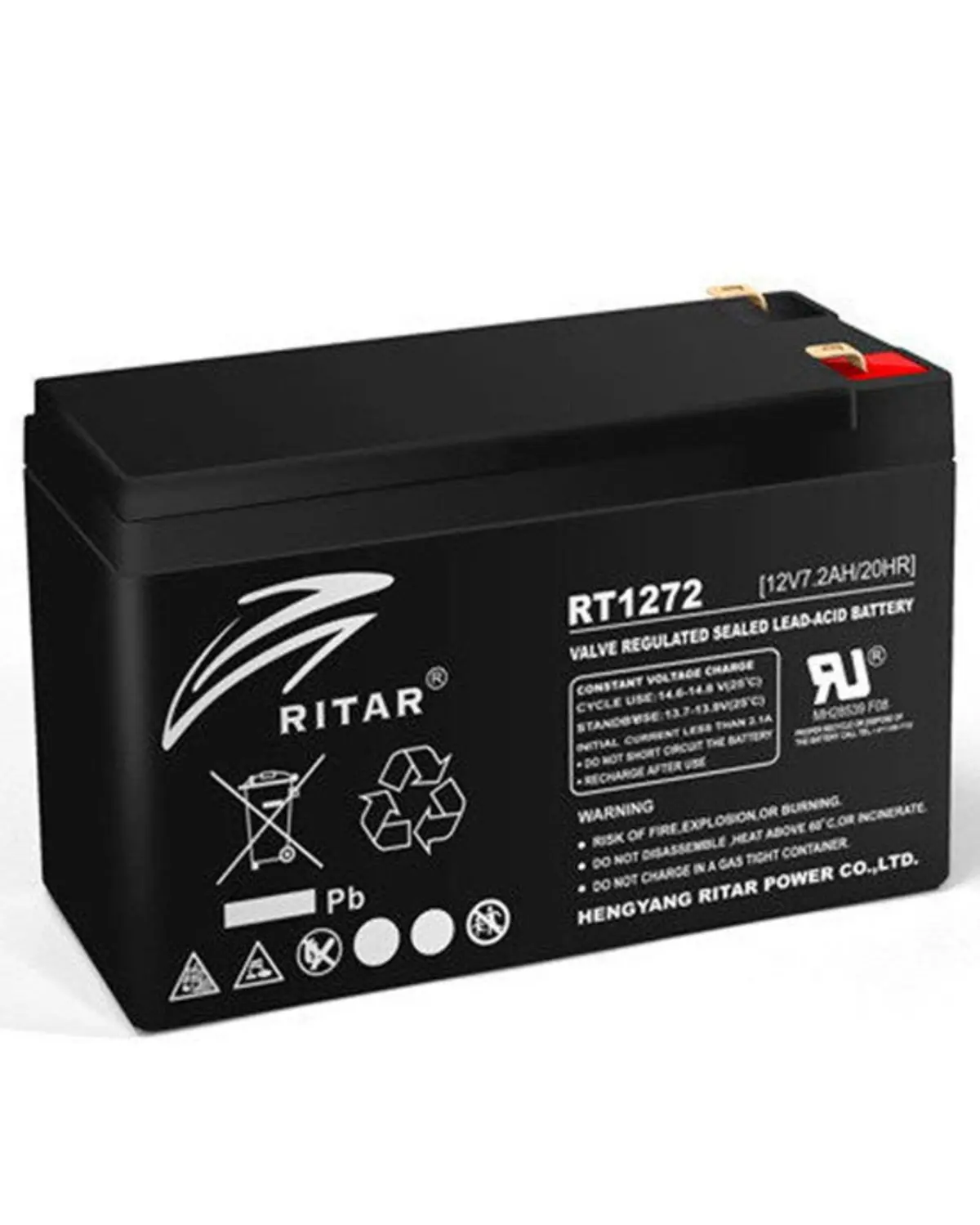 Ritar Rt1272f1 Agm Battery 12V 7.2Ah Sealed Deep Cycle Battery 1