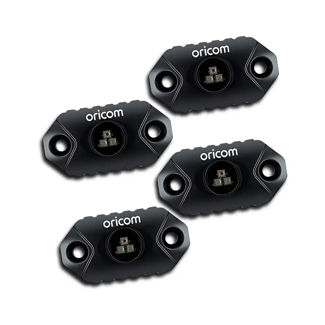 Oricom Rklbt4rgb Led Rock Light 4 Pack (Rgb) 1