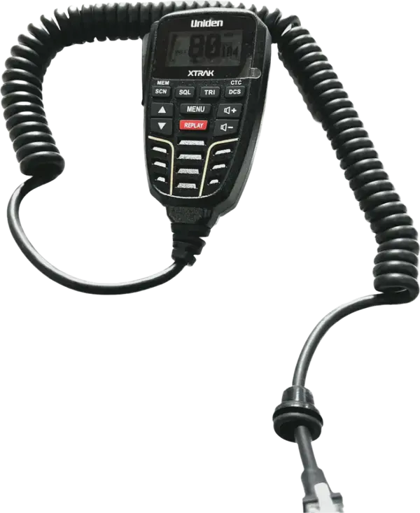 Uniden Rmx80 - Remote Lcd Speaker Microphone For Xtrak 80 Uhf Radio 1