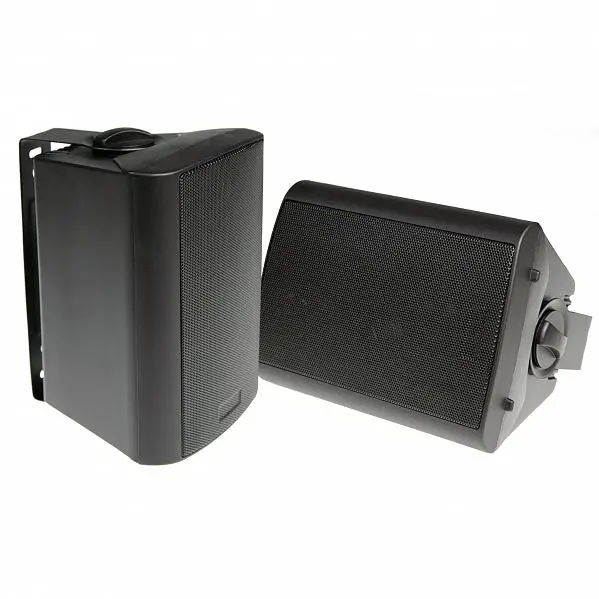 Studio Acoustics Sa500b 4" 60W 2-Way Black Indoor/Outdoor Universal Speaker - Pair 1