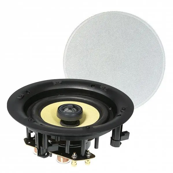 Studio Acoustics Sa600wm 6.5" 80W 2-Way White In-Wall/Ceiling Frameless Stereo Speaker - Pair 1