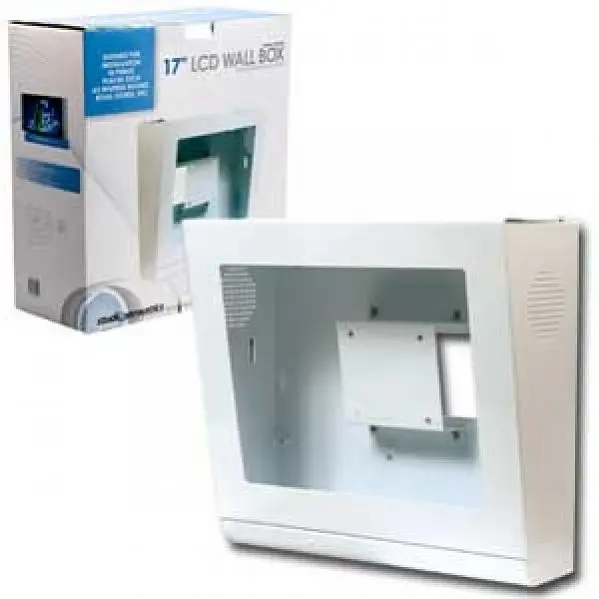 Studio Acoustics Salcdb1 17" Lcd Wall Mount Box - White 1