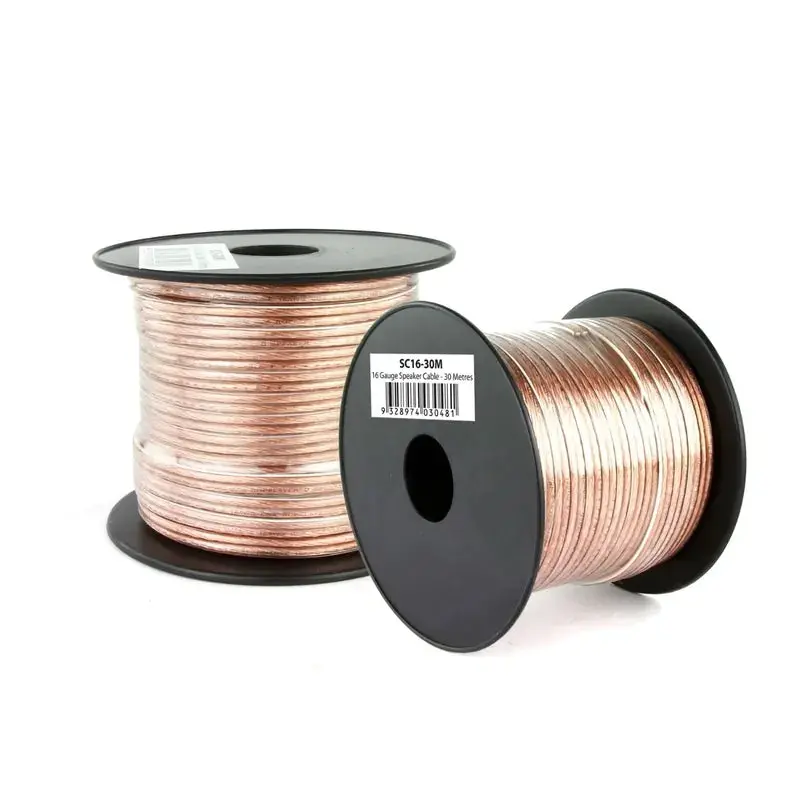 Dna Audio Sc16-30M 16-Gauge Clear Speaker Cable – 30 Metres | Professional Audio Wiring Solution 1