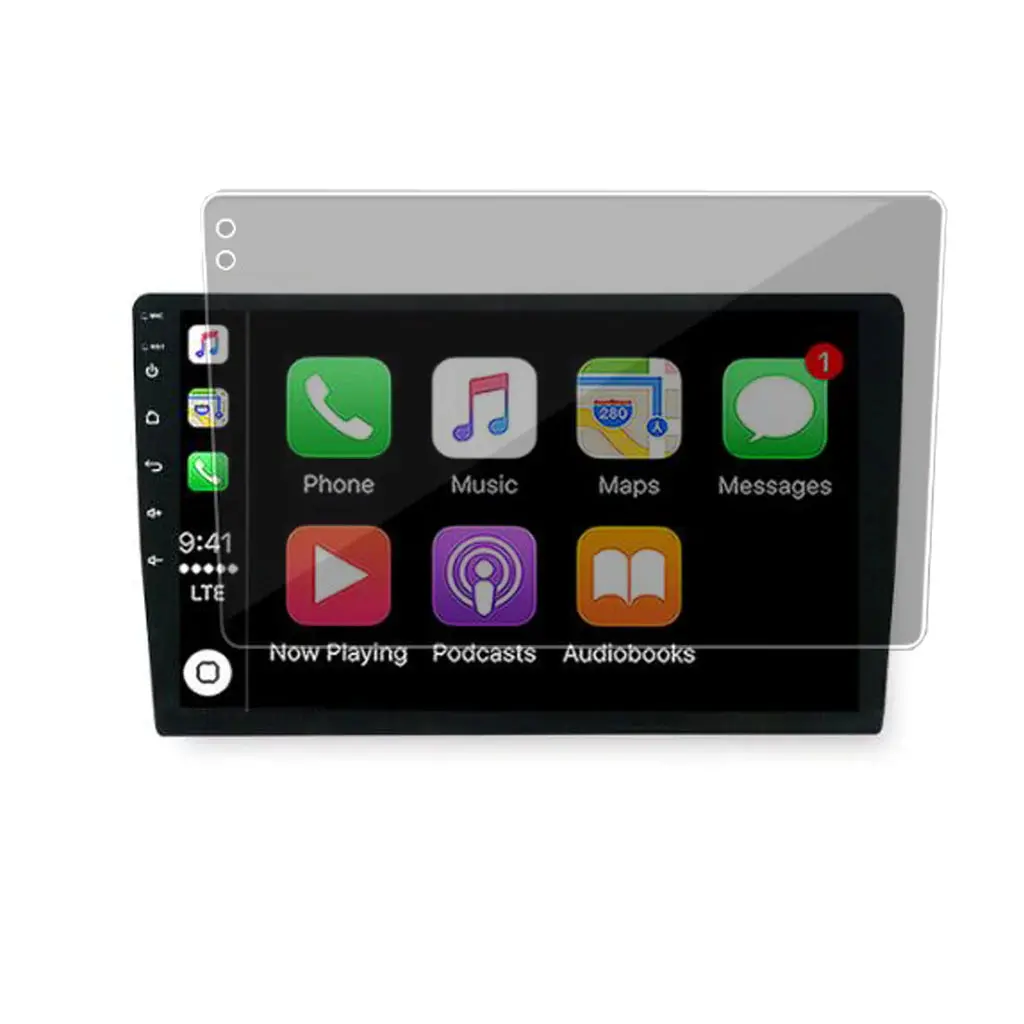 Cac Scrp4 9" 10" Navigation Anti-Reflection Screen Protector Anti Fingerprints Car Stereo Protective Film 1