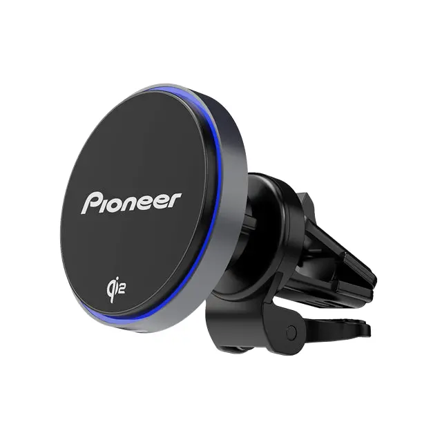 Pioneer Sda-Sc400 Magnetic Vent Phone Charging Mount With Qi2 Wireless Charging Up To 15W 1