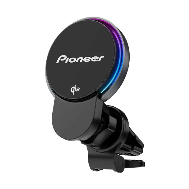 Pioneer Sda-Sc600 Premium Magnetic Vent Phone Charging Mount With Qi2 15W, Built-In Cooling Fan And Rgb Illumination 1