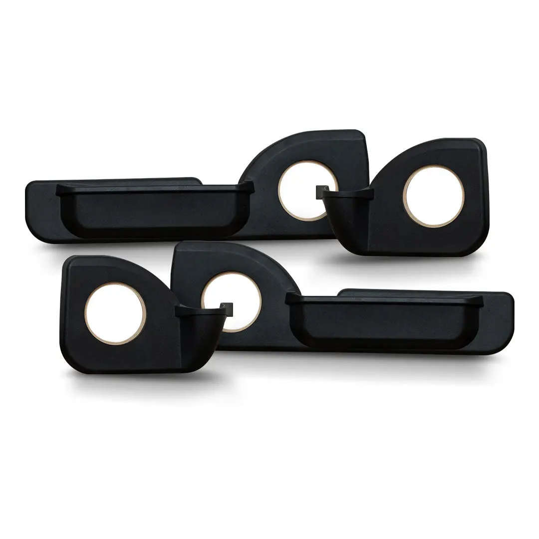 Cruiser Consoles Front And Rear Speaker Pods 6.5" Black (Set Of 4 Doors) | Setpod7065black 1
