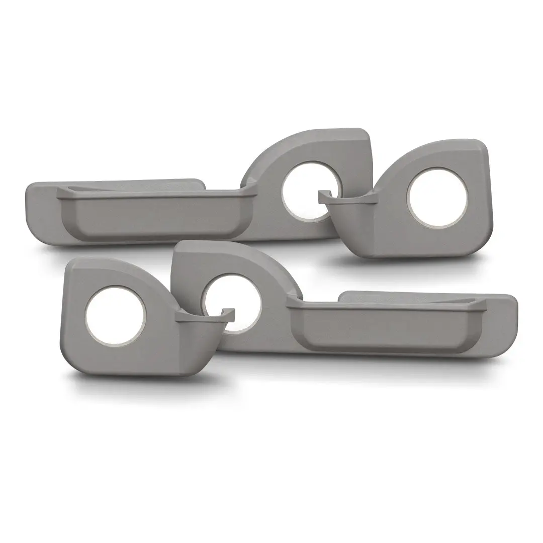 Cruiser Consoles Front And Rear Speaker Pods 6.5" Grey (Set Of 4 Doors) | Setpod7065grey 1