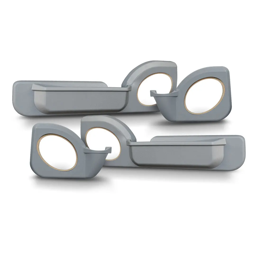 Cruiser Consoles Front And Rear Speaker Pods 6X9" Grey (Set Of 4 Doors) | Setpod7069grey 1