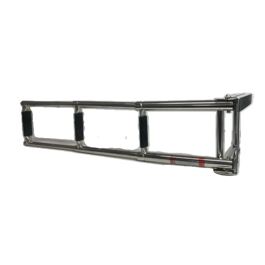 Baintech Sf30108-22 Telescopic Ladder With Platform – 3 Steps Marine Access 1
