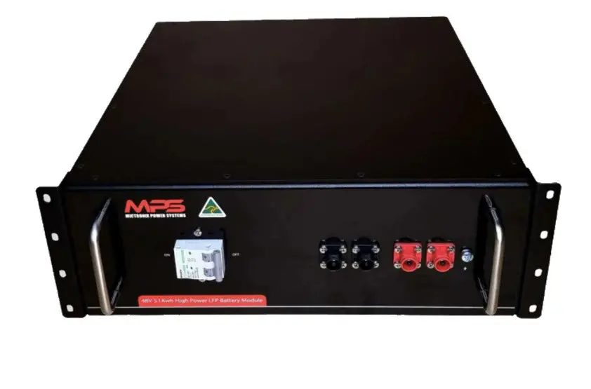 Mictronix Power Systems Mps-48-5.1 Rack Mount Lithium Battery Module 48V 5.1Kwh 1