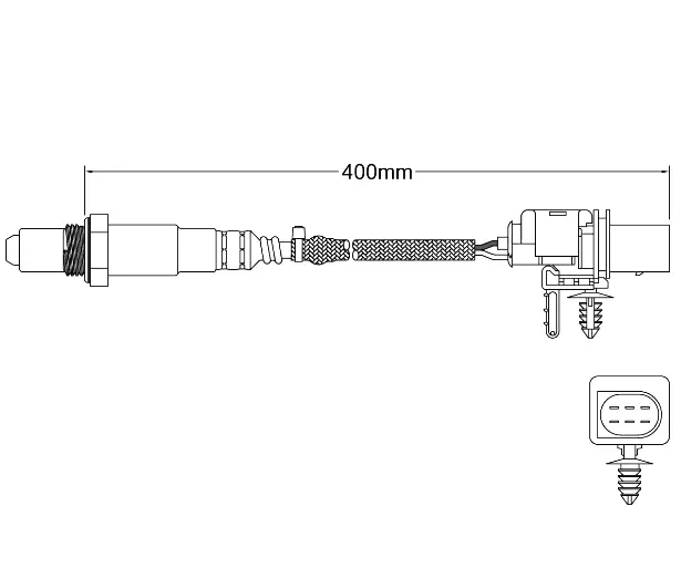 Pre-Cat O2 Oxygen Sensor For Mini Cooper R56 2007>9/2010 Front 1.6 2