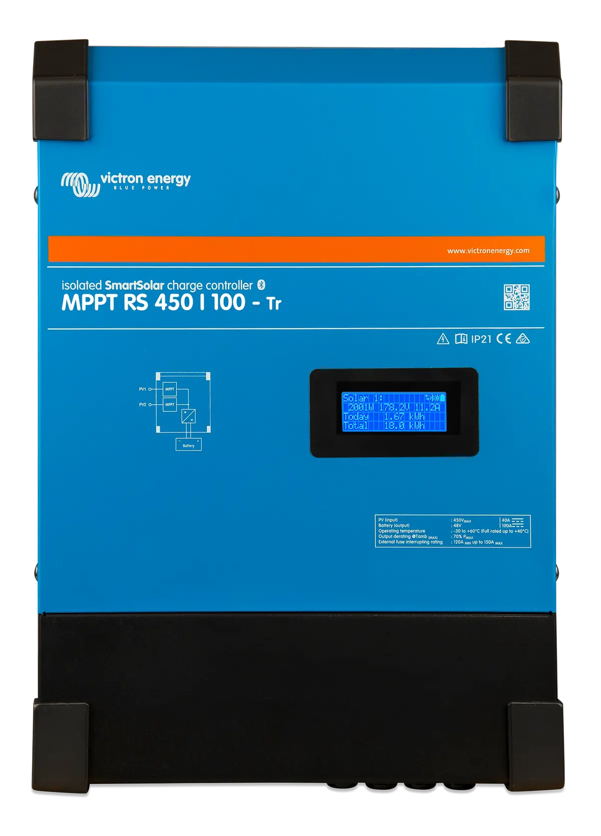 Victron Energy Scc145110410 Smartsolar Mppt Rs 450/100-Tr 1